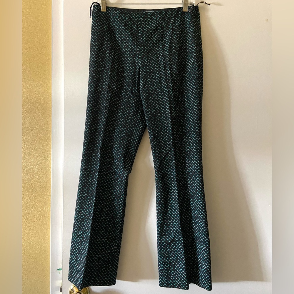 Authentic geometric Prada patterned dress pants size Italian 40